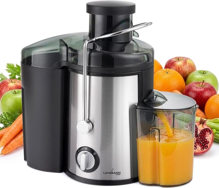 Lexium Store Citruspers elektrisch Roestvrij staal 1 5 L pulpcontainer Sapmachine voor Groenten en Fruit