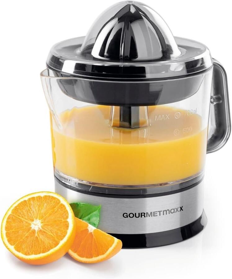 Lexium Store Citruspers elektrisch Zilver 700 ml vulvolume 40 W motor Voor het persen van citrusvruchten