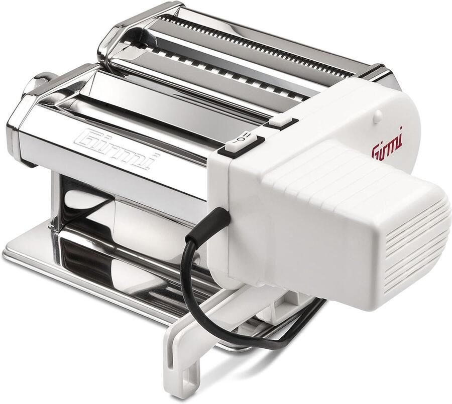 Lexium Store Elektrische pastamachine Roestvrij staal 33 x 17 x 27 cm 90W RVS behuizing Voor verse pasta thuis