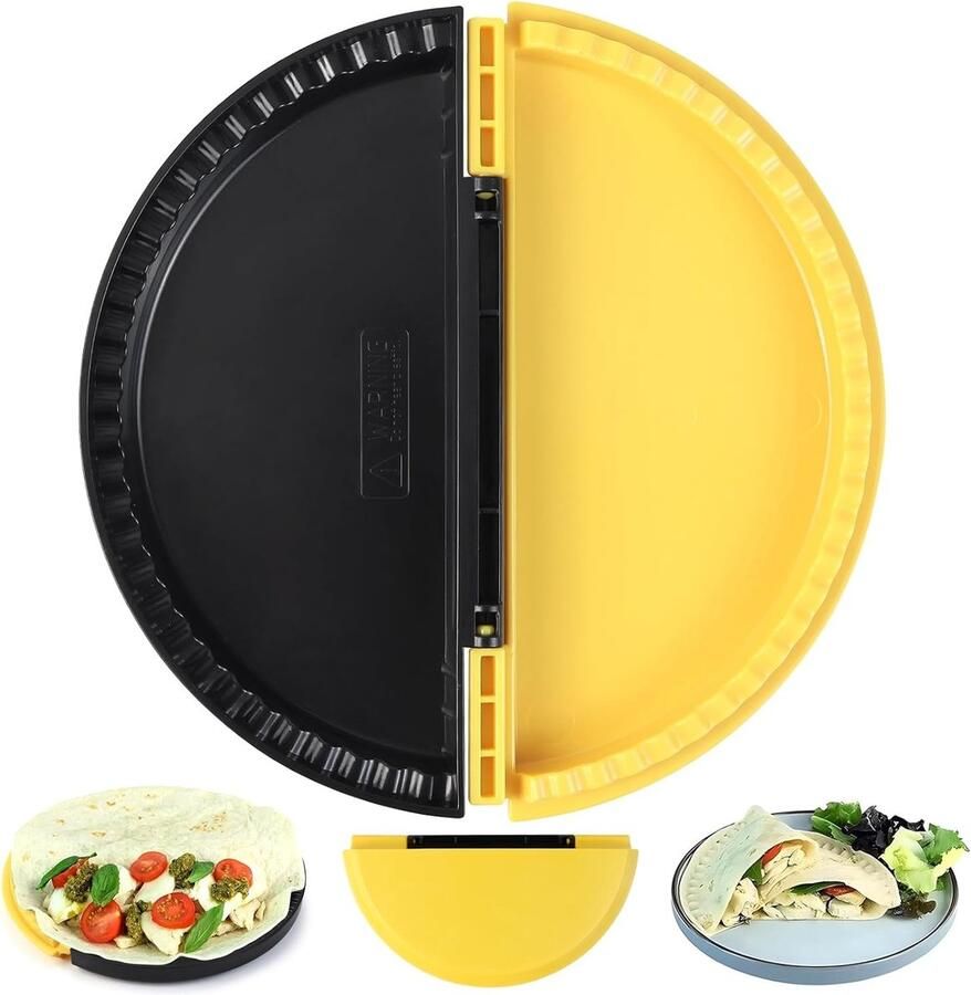 Lexium Store Elektrische pastamachine Transparant Ø 19 5 cm PP kunststof Keukengerei voor ravioli en dumplings