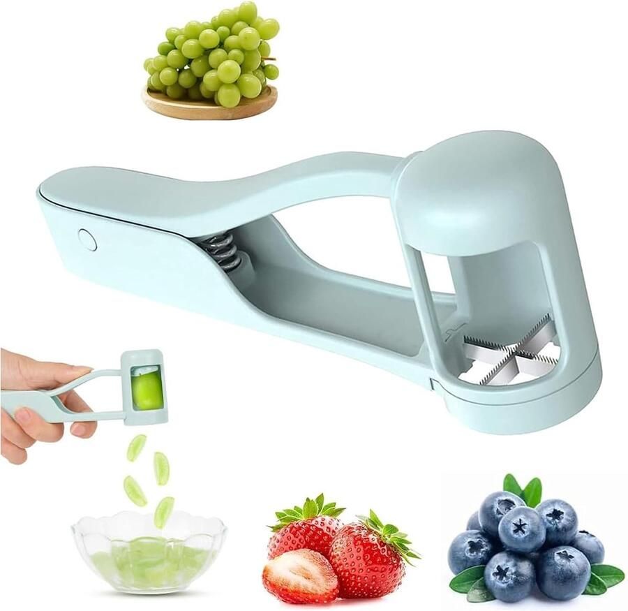 Lexium Store Fruitsnijder RVS Compact model met antislip handvat Voor veilig en snel snijden van fruit en groenten