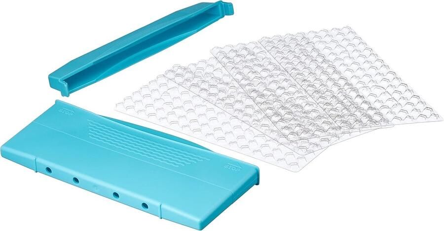 Lexium Store IJsblokjesmachine voor crushed ice Blauw 27 x 13 5 x 2 5 cm Kunststof ijsmaker voor thuisgebruik