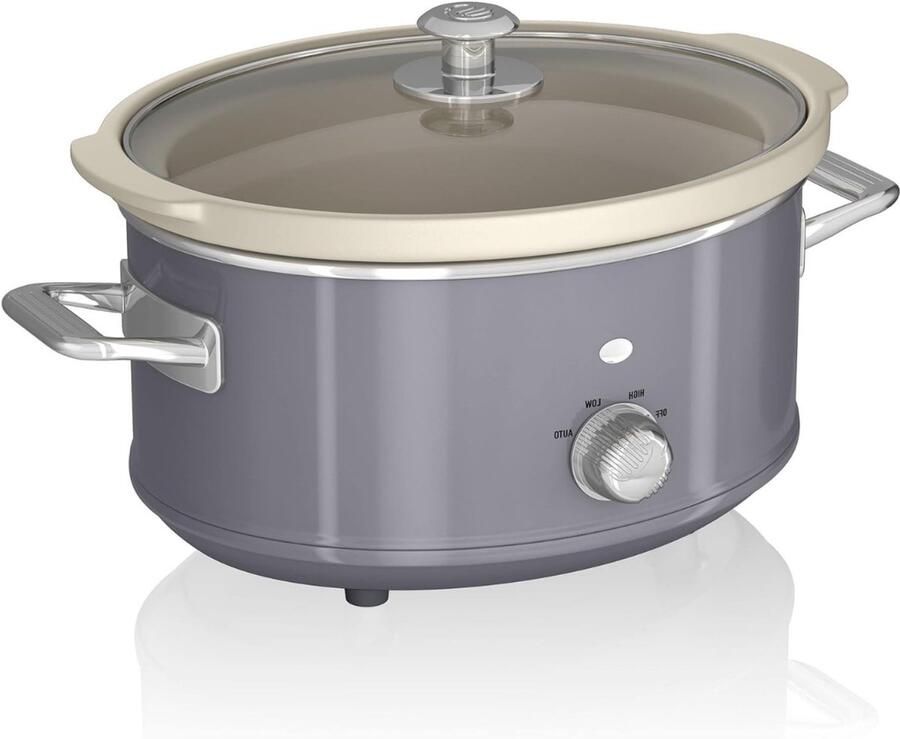 Lexium Store Lexium Slowcooker met Timer Programmeerbare slowcooker Elektrische slowcooker Digitale slowcooker Binnenpan Eten