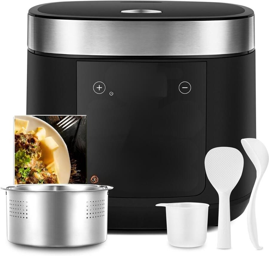 Lexium Store Lexium Slowcooker met Timer Programmeerbare slowcooker Elektrische slowcooker Digitale slowcooker Binnenpan Eten