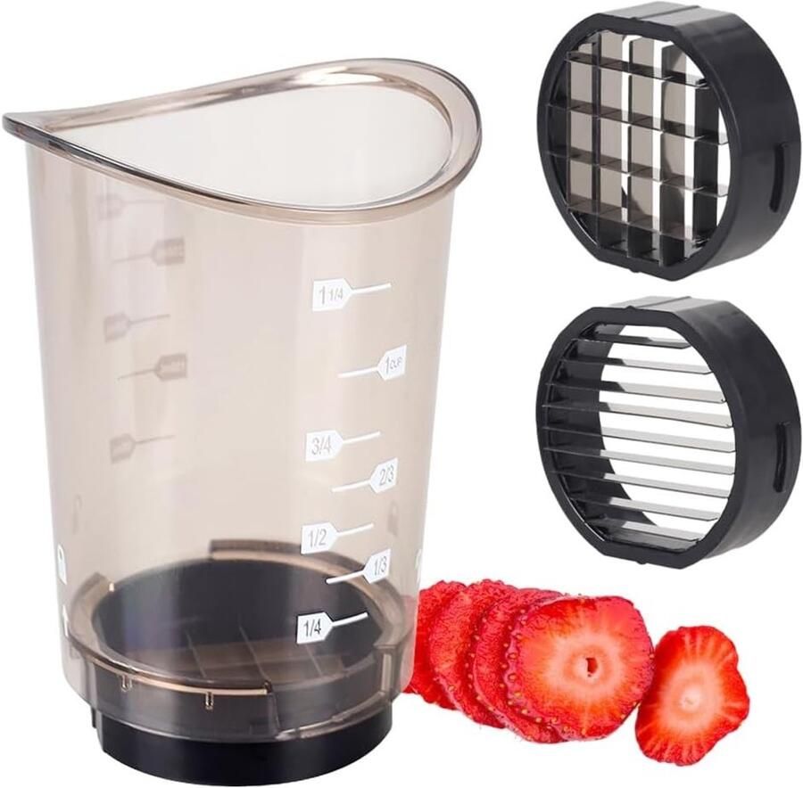 Lexium Store Mangosnijder Zwart 8 x 6 5 x 11 6 cm ABS en Roestvrij Staal Keukentool voor Fruit en Groenten