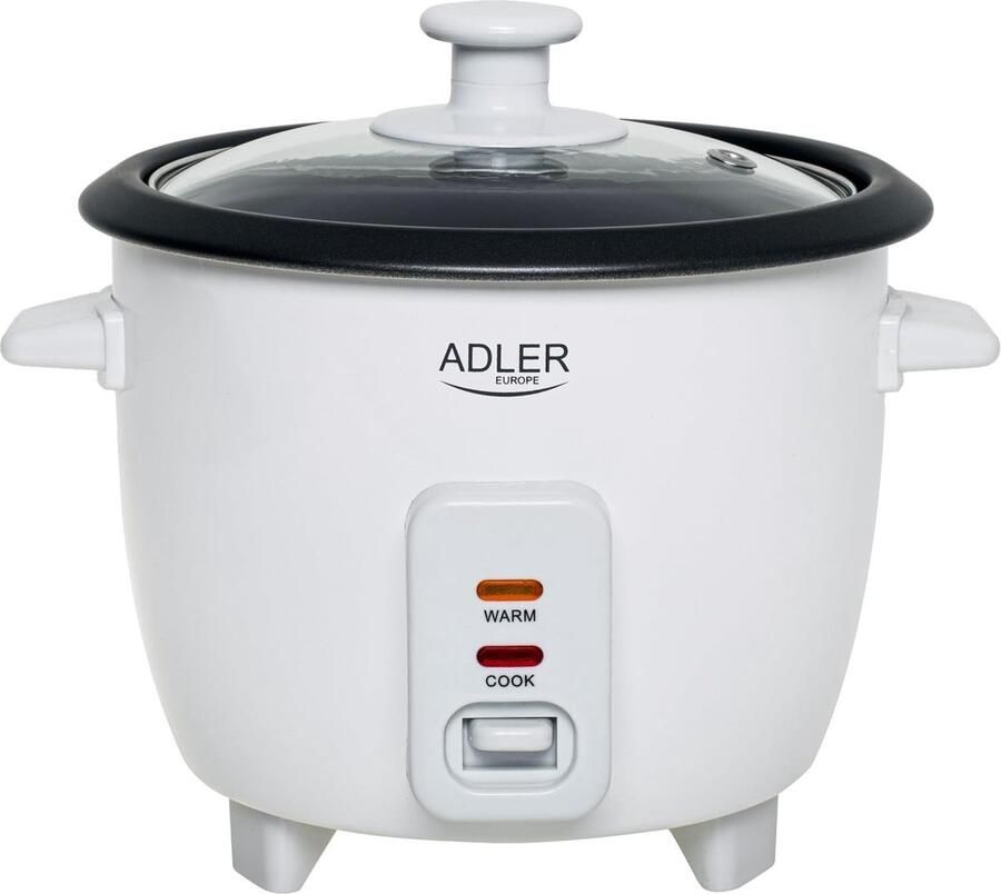 Lexium Store Multicooker Wit 0 6 Liter Rijstkoker met Antiaanbaklaag en Warmhoudfunctie Voor Thuisgebruik