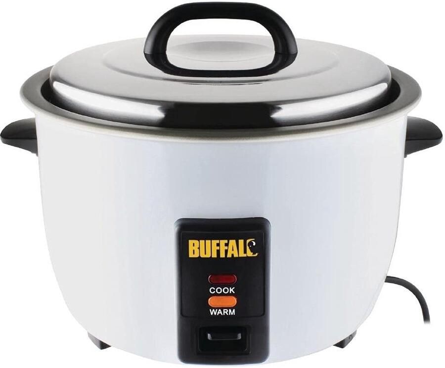 Lexium Store Multicooker Wit 10 Liter Antiaanbak Rijstkoker met Warmhoudfunctie Voor Grote Gezinnen