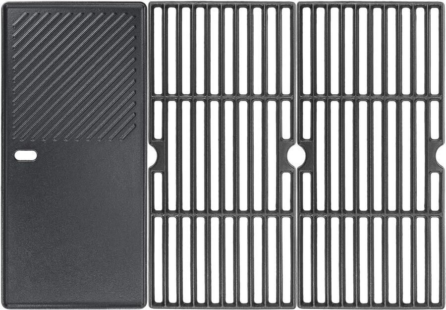 Lexium Store Plancha barbecue Zwart 20 57 x 43 62 cm Gietijzeren Grillplaat en Roosters Vervangingsonderdelen