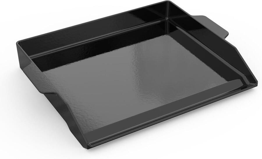 Lexium Store Plancha barbecue Zwart 47 2 x 35 5 cm Geëmailleerde Gietijzeren Grillplaat Universeel Gebruik