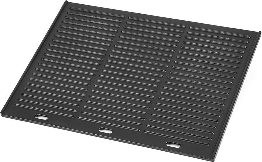 Lexium Store Plancha barbecue Zwart 48 5 x 40 x 1 3 cm Gietijzeren Grillplaat voor Universeel Gebruik