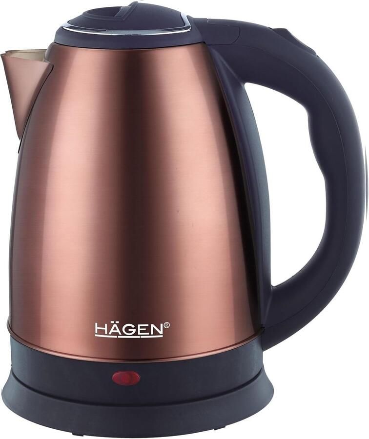 Lexium Store Retro waterkoker Koper 1 8 liter Roestvrij staal Elektrische waterkoker voor dagelijks gebruik