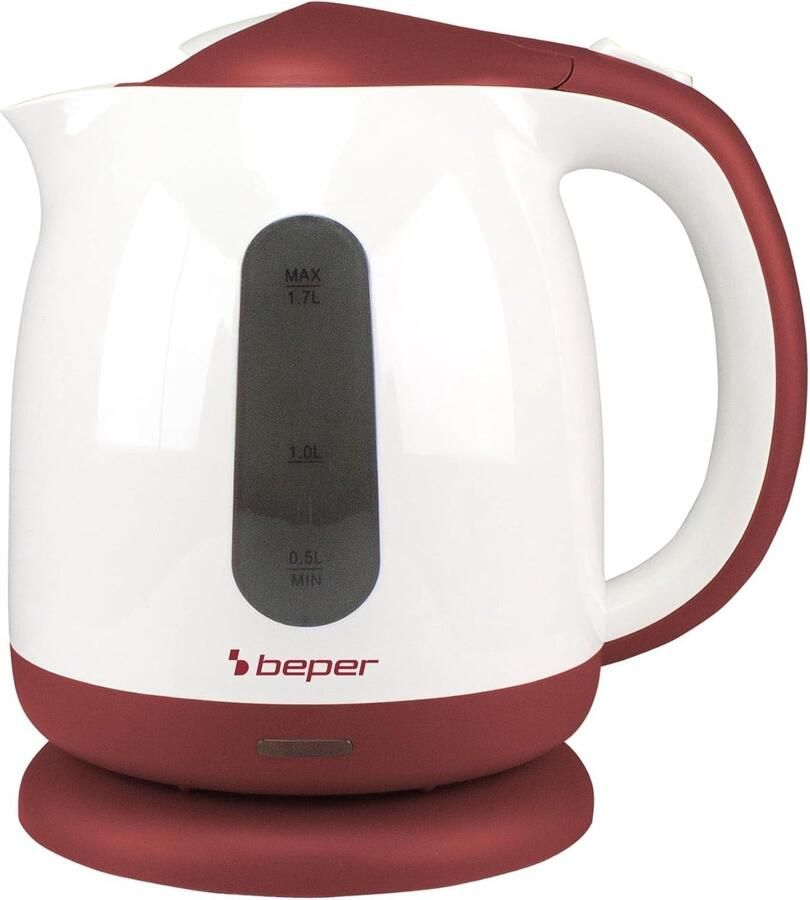 Lexium Store Retro waterkoker Rood 1 7 Liter Draadloze Elektrische Waterkoker met Automatische Uitschakeling Voor Thuisgebruik