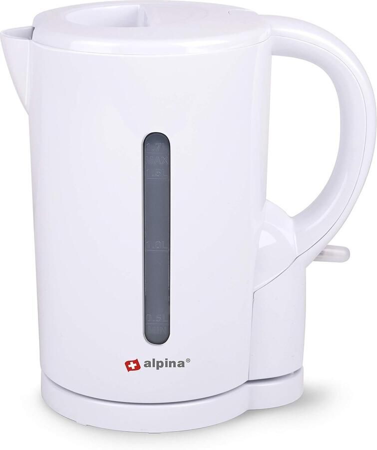 Lexium Store Retro waterkoker Wit 1 7 Liter Kunststof Voor Snelle Warme Dranken