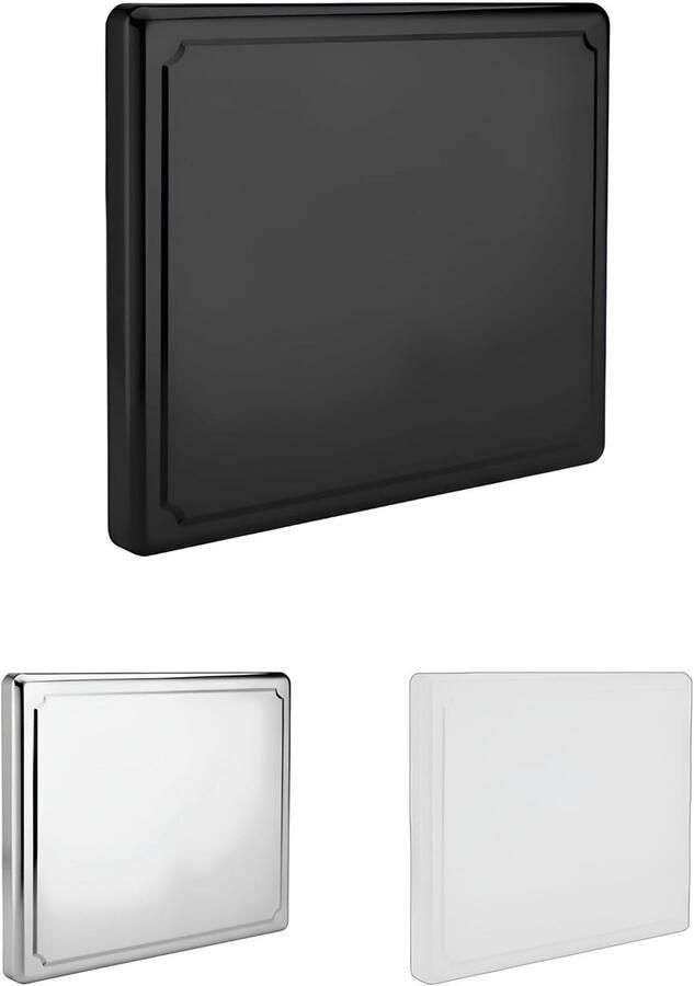 Lexium Store Spatplaat achter fornuis Zwart 60 5 x 52 5 x 5 cm RVS Afdekplaat Voor Gasfornuis en Kookplaat