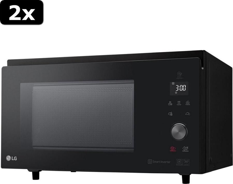 LG 2x MJ3965BIB NeoChef Magnetron 39L Zwart