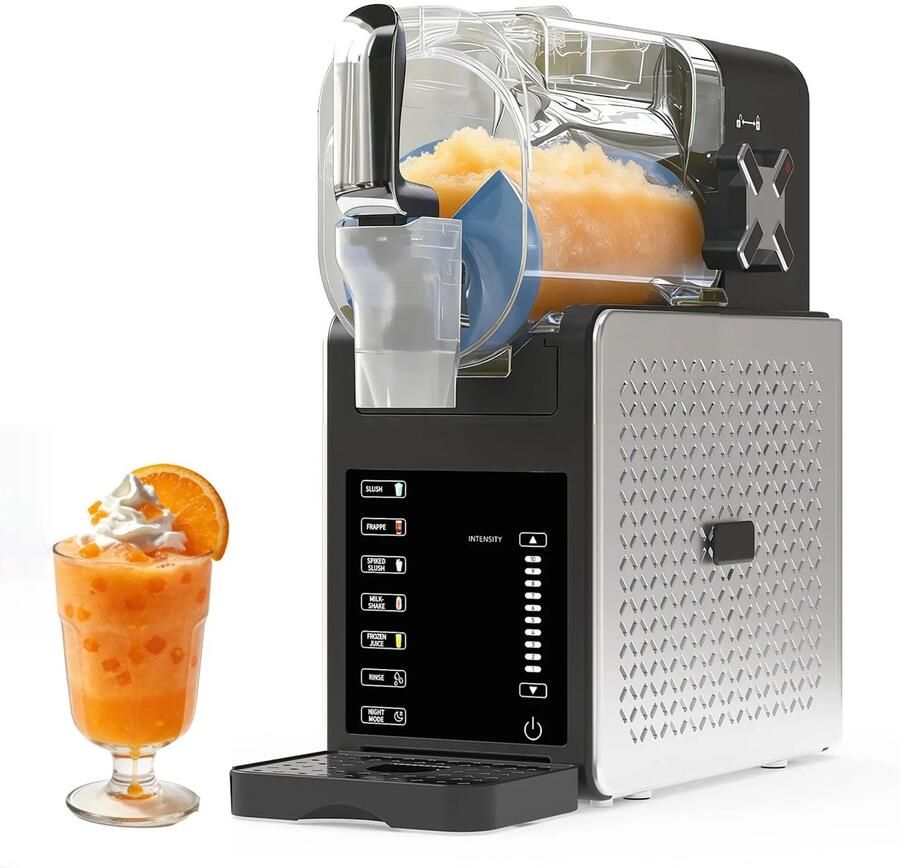 Lifero Slushmachine IJsdrankjes Slush Puppy Frozen Drink Maker Slushy Machine 1 9L Milkshake Cocktail 15-60 Minuten