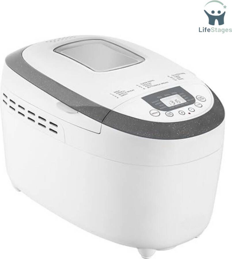 LifeStages Broodbakmachine Kunststof Wit