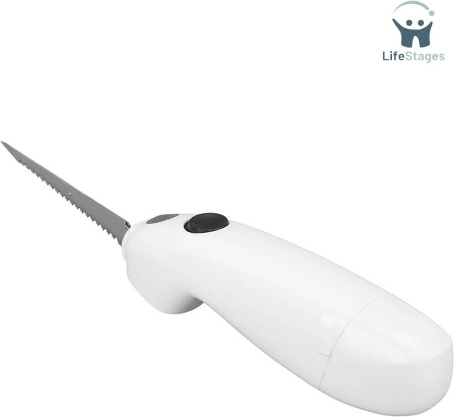 LifeStages Elektrisch Broodmes Elektrisch Borstmes Elektrische Draadloze Messenset Voor Het Snijden Van Vlees Gevogelte Brood Ambachtelijk Schuim Voor Thuis Restaurant Picknick