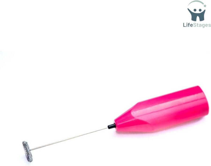 LifeStages Melkopschuimer Handmatig Elektrische melkopschuimer Handmatige melkopschuimer (Roze)