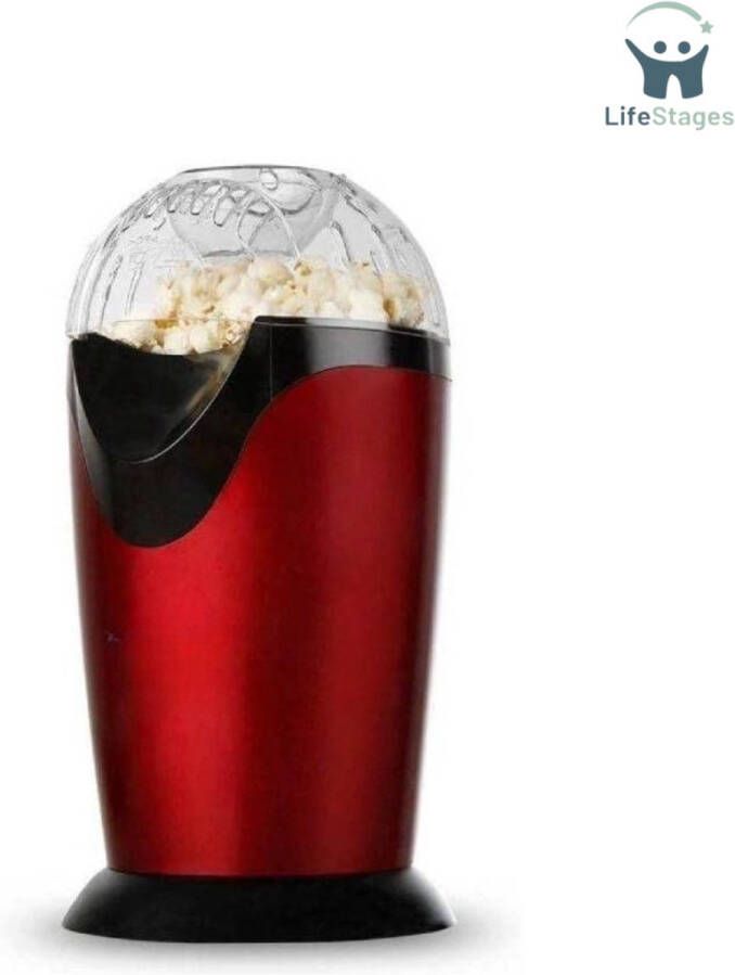 LifeStages Popcorn Machine Draagbare Popcornmachine Zonder Olie Snelle Werking 1000 W