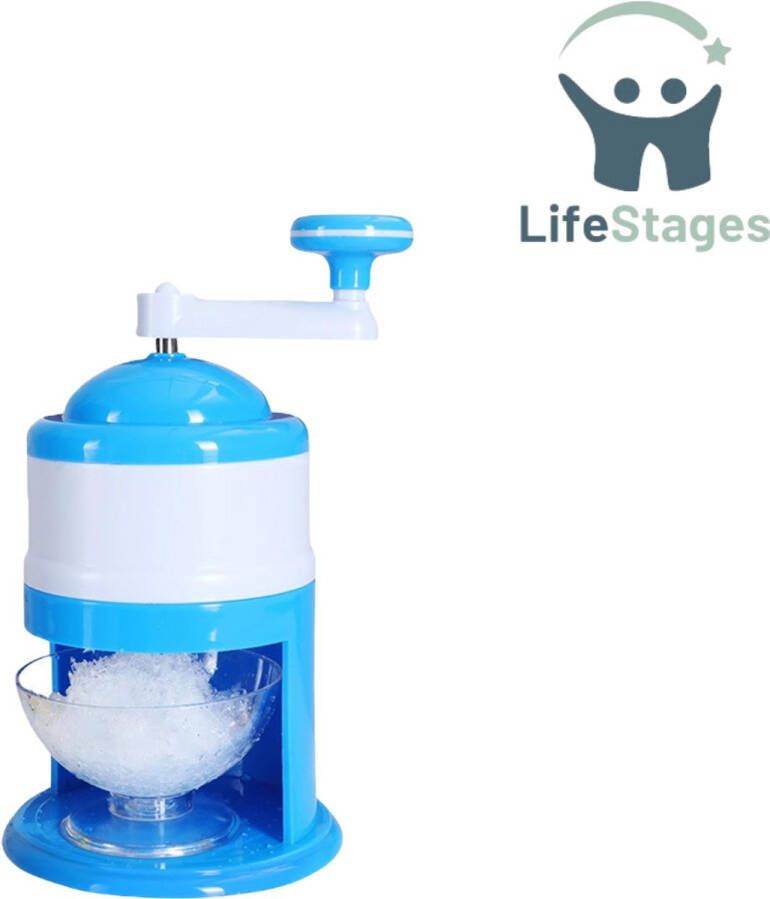 LifeStages Slush Puppy Maker IJsshaker IJsslushmachine IJsschaafmachine met Sneeuwslushmachine Ideaal voor Smoothies en Gemalen Ijs BPA-Vrij