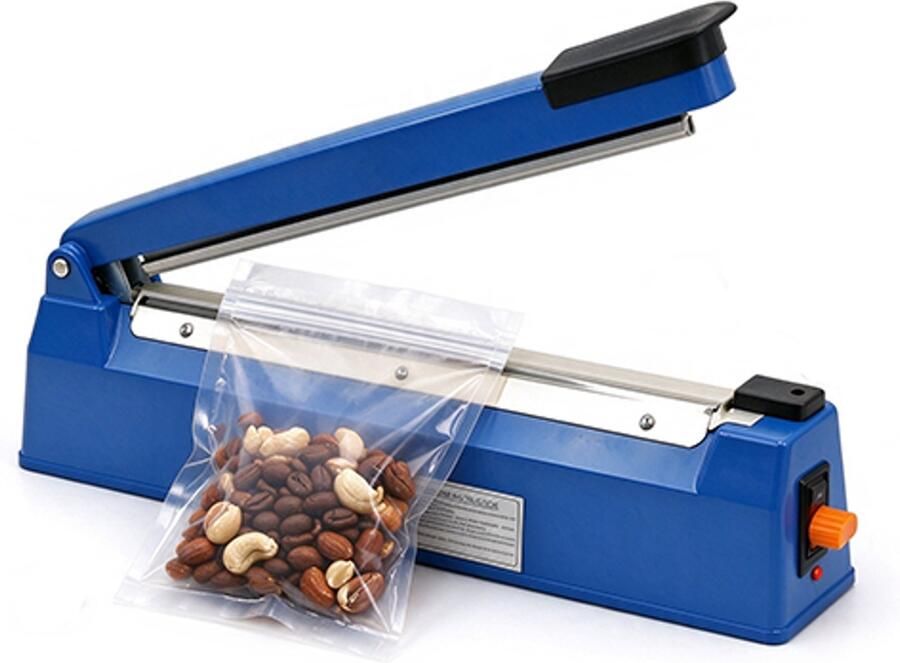 Lifhelpe Handmatige folielasser 30 cm seallengte Warmte sealer Geschikt voor voedsel- en verpakkingen