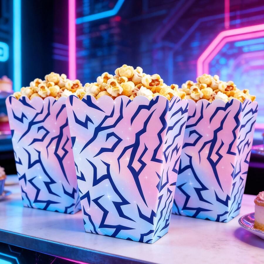 Lila Popcorn Dozen voor Feestelijke Gelegenheden