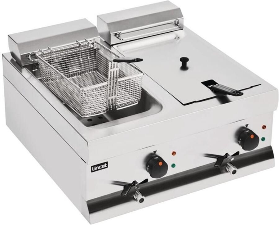 Lincat Silverlink 600 Dubbele Friteuse Df66 J537 Horeca & Professioneel