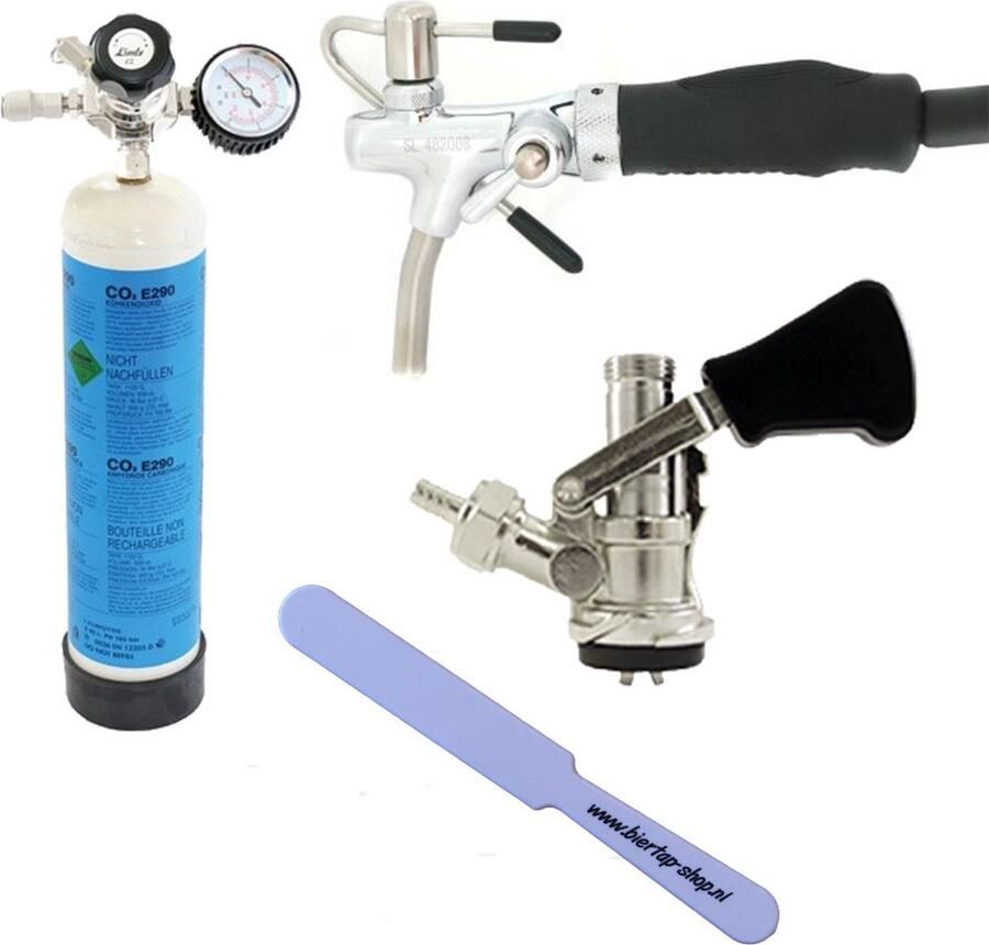 Lindr Biergun compleet met wegwerp CO2 fles-Bajonet