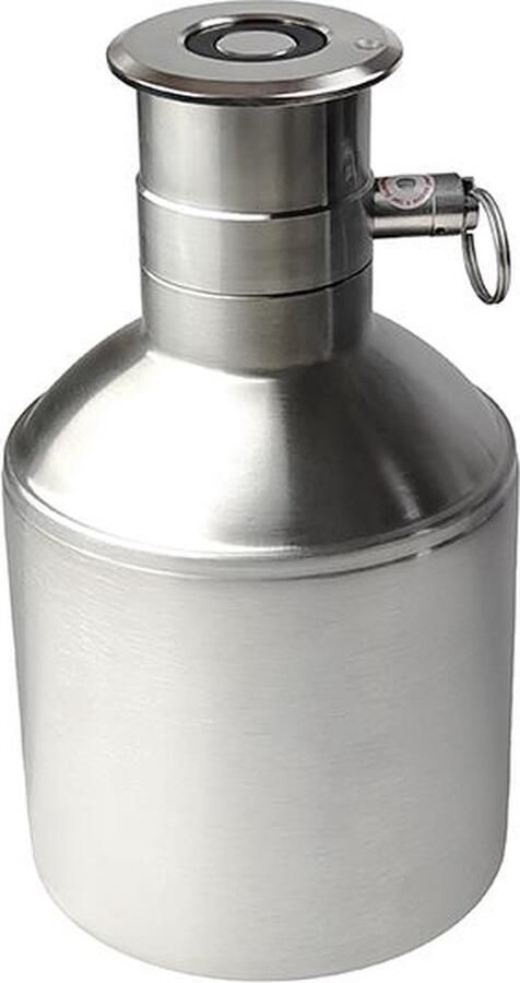 Lindr RVS 2 liter vat Platteschuif