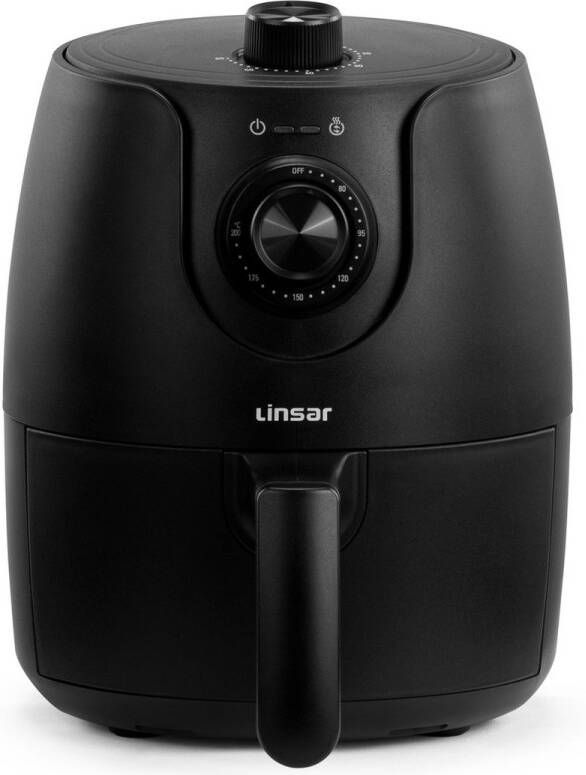 Linsar Airfryer 1.8L heteluchtfriteuse Met timer temperatuurregeling en automatische uitschakeling 1200 watt