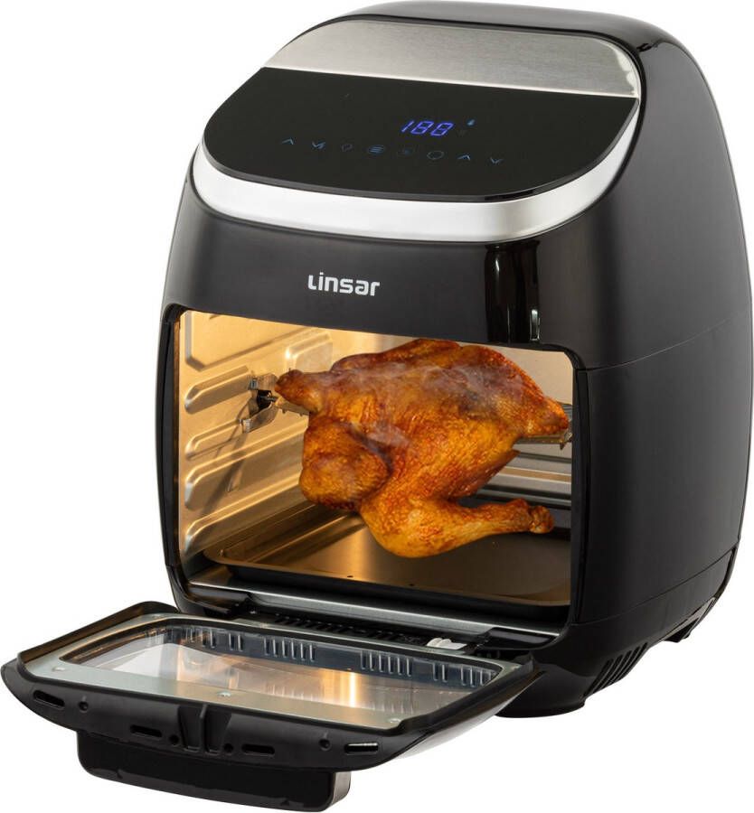 Linsar Airfryer XXL 11 liter airfryer oven heteluchtfriteuse met Droogfunctie 6 accessoires 2000W