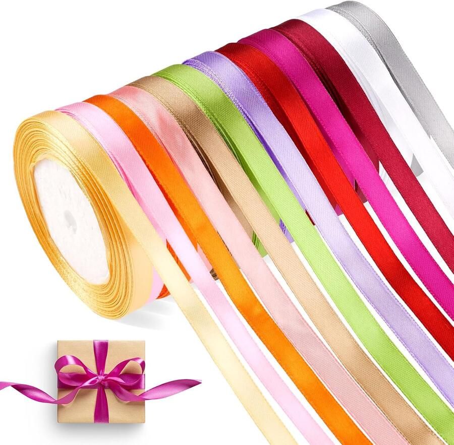 Lint 12 kleuren 22 meter x 10 mm