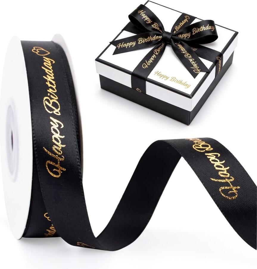 Lint 15 mm met gouden folie 22 meter