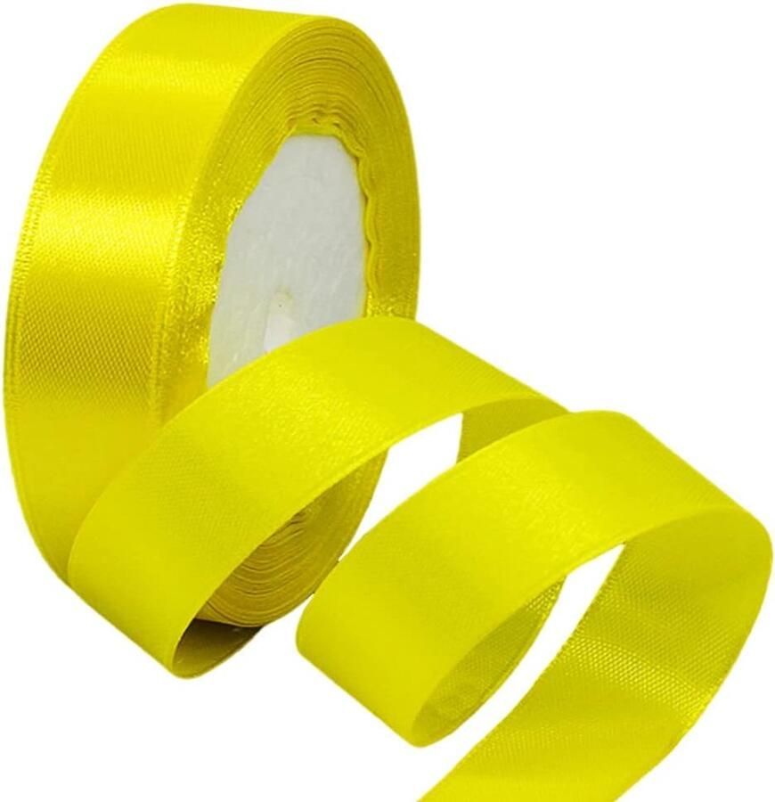Lint 25mm breed geel