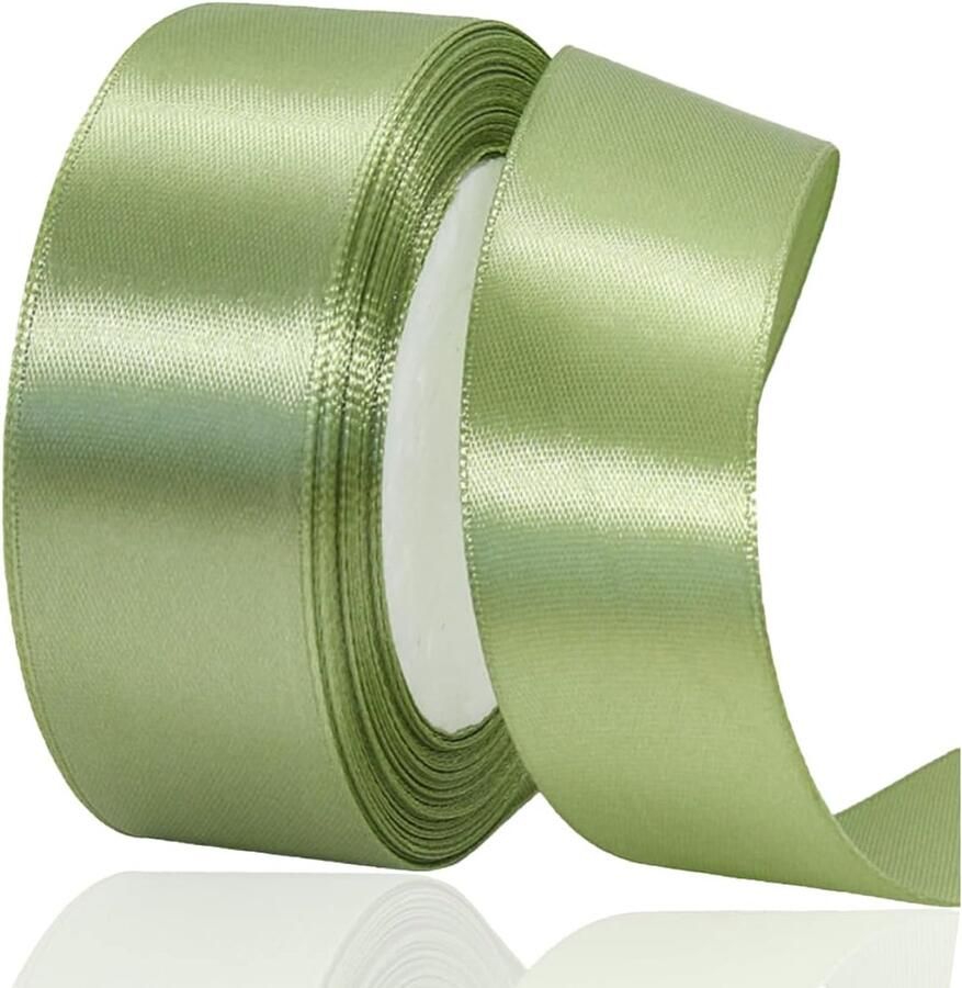 Lint 30 mm breed groen