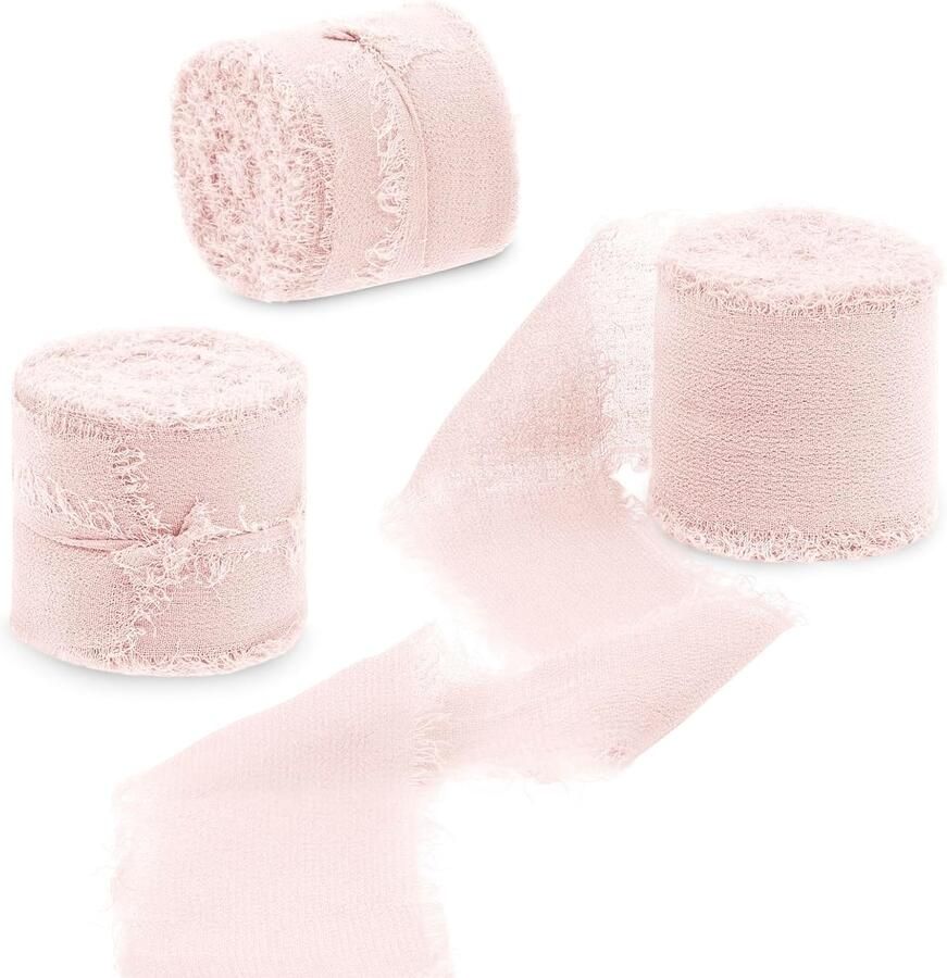 Lint 4 cm x 15 m lichtroze