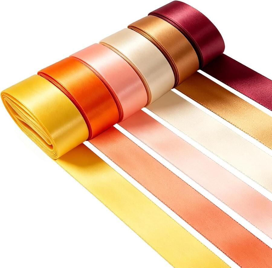 Lint 6 kleuren 25 mm x 10 m