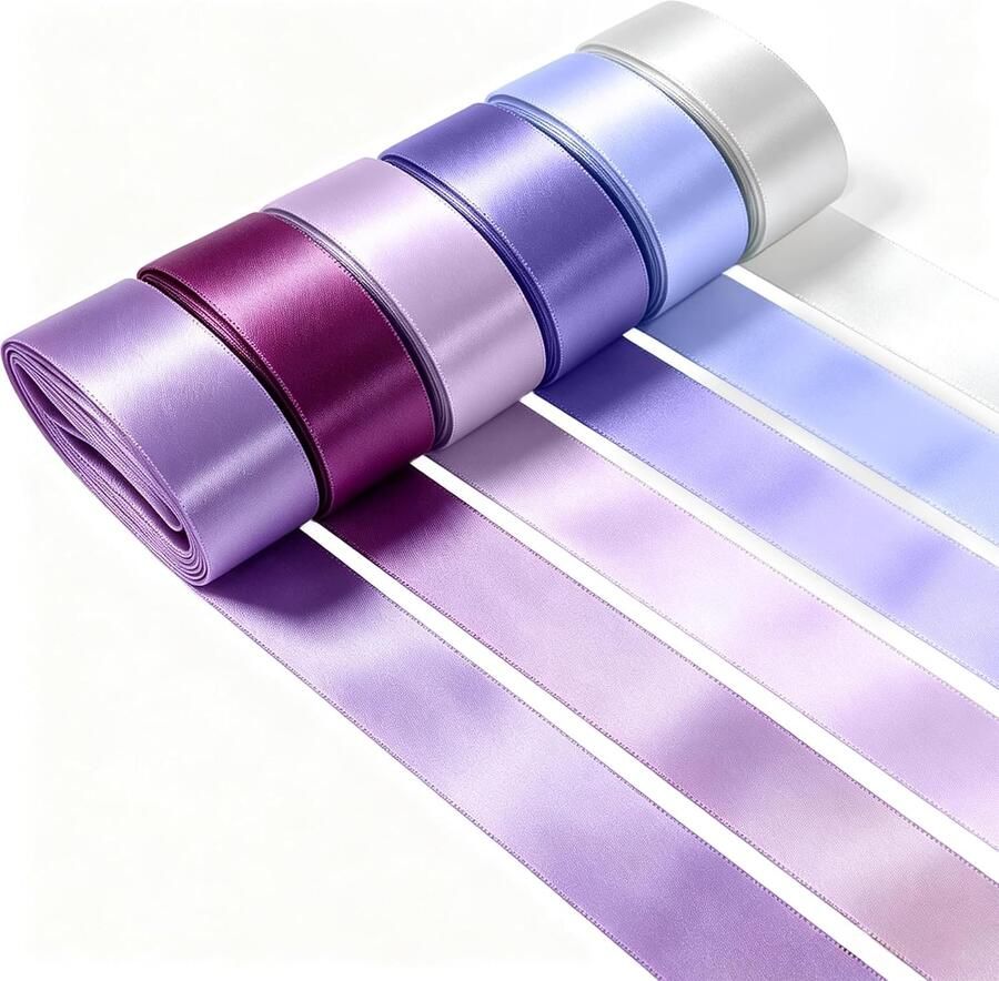 Lint 6 kleuren 25 mm x 10 m
