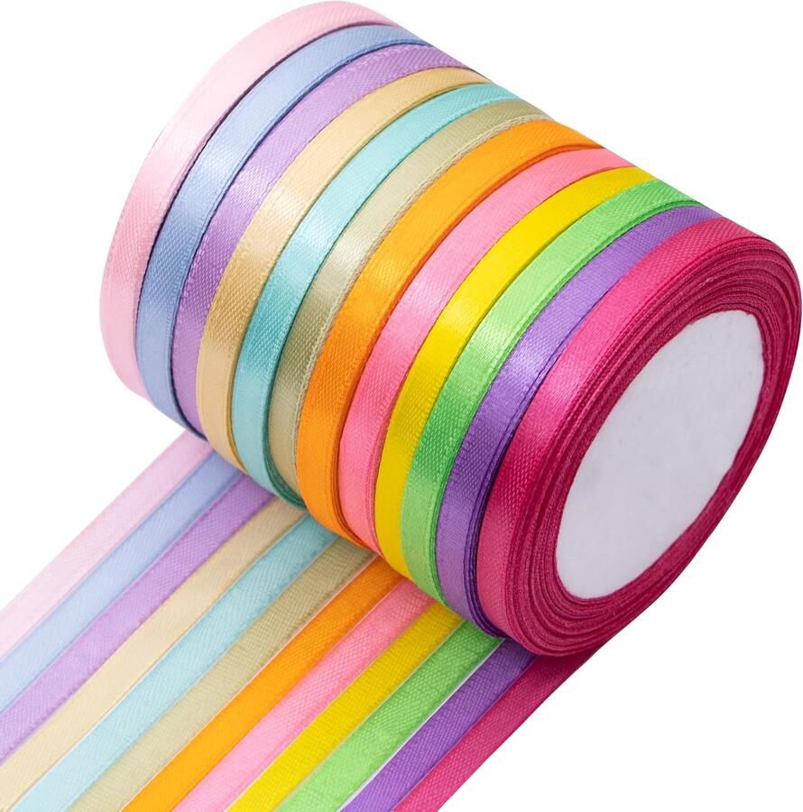 Lint 6 mm x 22 m 12 kleuren