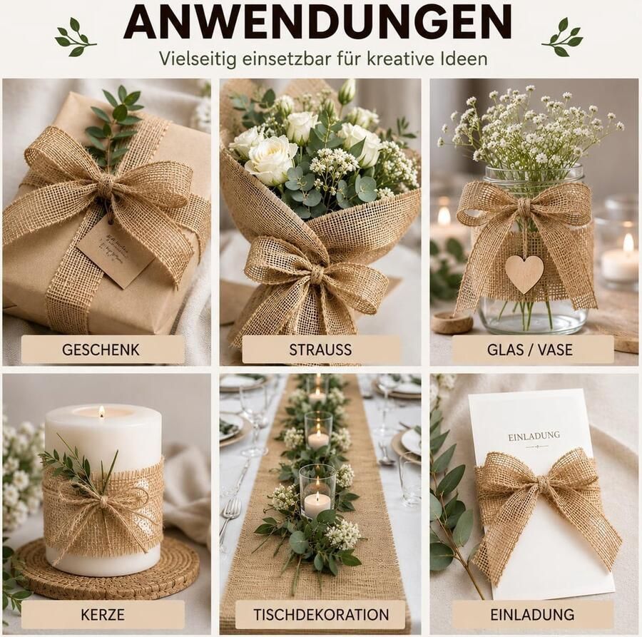 Lint voor cadeaus en decoratie 25 cm breed 5 meter 180 g m2
