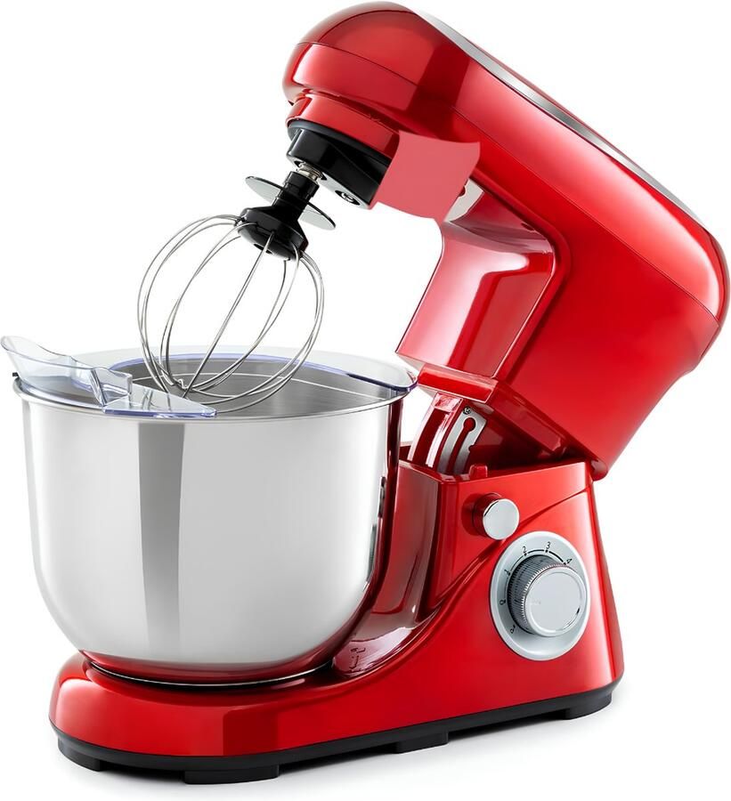 Ploutos Keukenrobot Keukenmixer Keukenmachine Rood 33cm x 23cm x 38cmKeukenrobot Keukenmachine Keukenmixer Rood 33cm x 23cm x 38cm