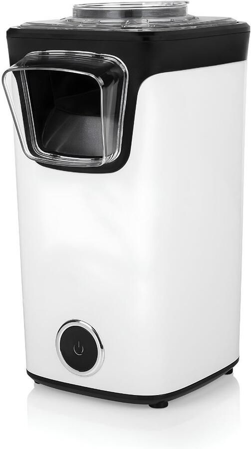 Lìon Popcorn Machine Popcorn Machine zonder Olie Hetelucht Popcornmaker Wit 17cm x 14cm x 25cm