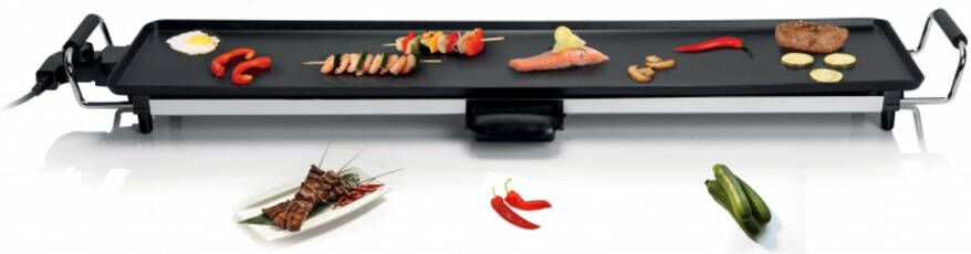 Cstore LITTLE BALANCE 8239 Happy Plancha 90 Elektrische plancha 8-10 personen XXL antiaanbakplaat All food 2000W Zwart - Foto 2