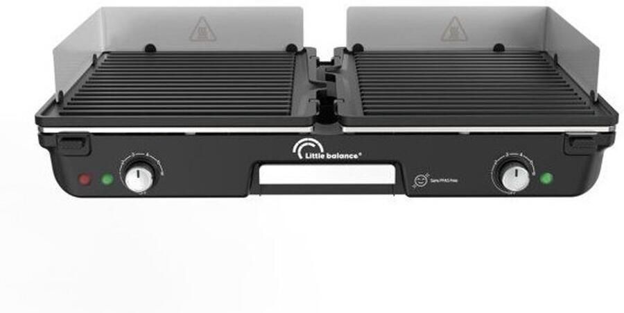 Little Balance – Dual 2000 – Grillplaat – 2 zones – PFAS-vrij