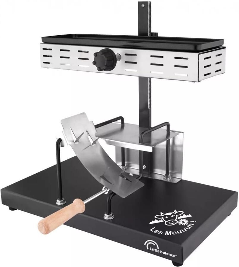 Little Balance Raclettemachine Savoyarde half wiel 850 W 6 personen Meuuuh design RVS