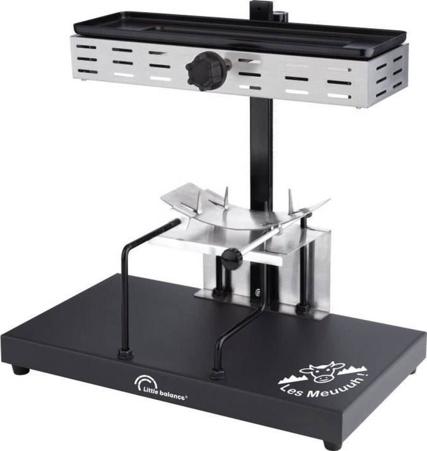 Little Balance Raclettemachine Savoyarde half wiel 850 W 6 personen Meuuuh design RVS - Foto 2