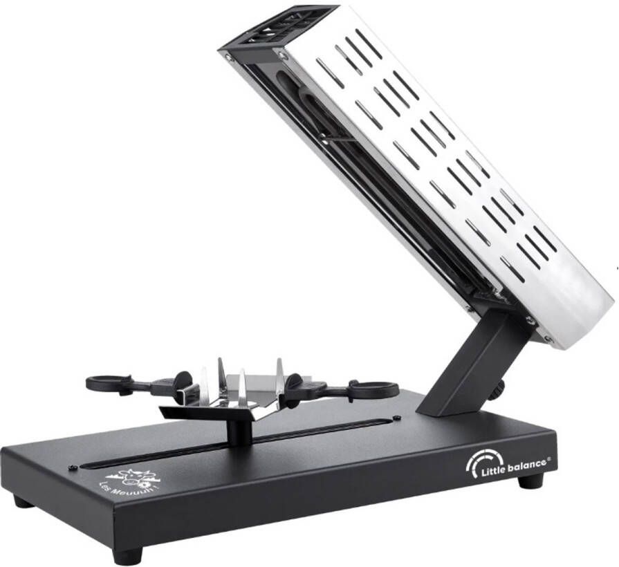 Little Balance Raclettemachine Savoyarde kwartwiel 600 W 4 personen Meuuuh design RVS
