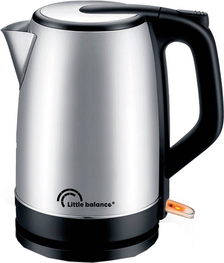 Little Balance waterkoker Inox Design 1 7 liter roestvrij staal