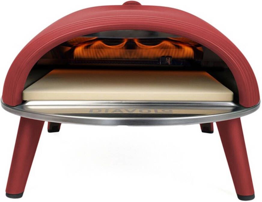Livit De a Diavolo Red Pizzaoven Gasgestookte Pizza Oven Portable & Inklapbaar Complete Startklare Set